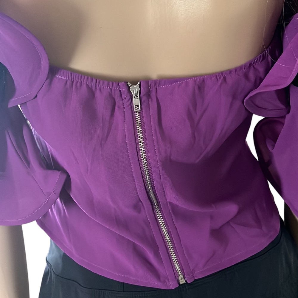 Lulumari WIRED RUFFLE OFF SHOULDER TOP - Picture 10 of 10